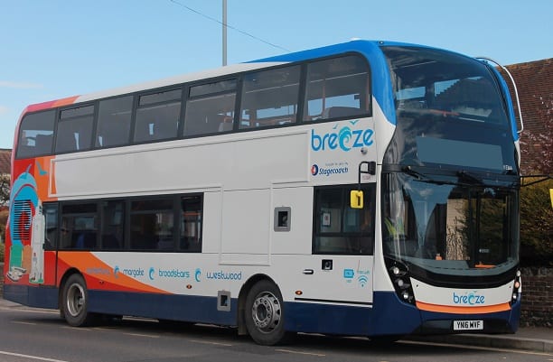 BREEZE bus Margate Broadstairs Canterbury (002) – The Isle Of Thanet News