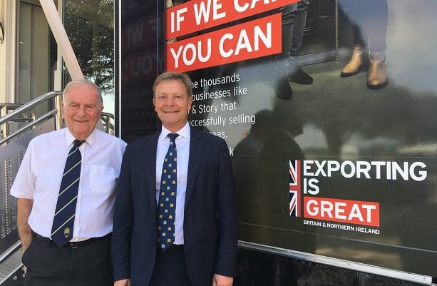 CM with Sir Roger Gale MP at export event1 July18