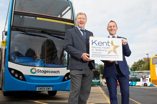 Simon Dolby, South Kent Mind CEO and Joel Mitchell, Managing Director at Stagecoach South East