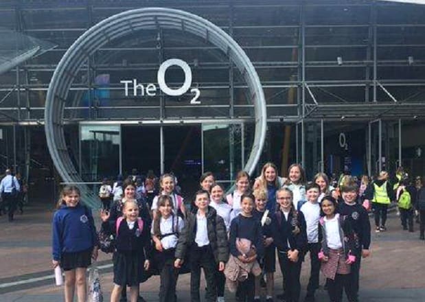 CHILTyv1 – Chilton singers at the 02 Arena London for the Young Voices spectacular